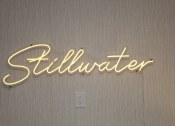Thumbnail 4 of 18 - a neon sign that reads Stillwater in clubhouse at Stillwater at Grandview Cove