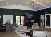Thumbnail 3 of 18 - Clubhouse with modern furnishings and fixtures at Stillwater at Grandview Cove