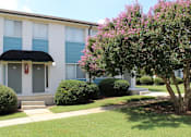 Thumbnail 3 of 30 - crepe myrtles blooming in front of Sherwood Park Apartments in Huntsville  at Huntsville Landing Apartments, Huntsville, Alabama
