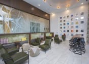 Thumbnail 11 of 44 - No business lounge with record albums on the wall and lounge seating