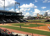 Thumbnail 33 of 37 - the birmingham barons playing ball at regions field