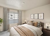 Thumbnail 16 of 24 - staged bedroom with bed at Desert Eagle Estates, Arizona , 85303