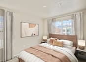 Thumbnail 15 of 24 - staged bedroom with carpeted at Desert Eagle Estates, Arizona 