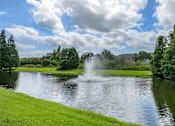 Thumbnail 22 of 24 - Lake view with water fountain feature
