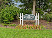 Thumbnail 29 of 29 - A sign that says Culpeper Commons stands in a garden.
