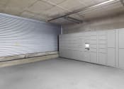 Thumbnail 9 of 22 - a row of package lockers in a storage facility at Villaggio Apartment Homes, Tacoma, 98402