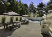 Thumbnail 6 of 18 - Well-Maintained Outdoor Grill and Picnic Tables at Park 210 Apartment Homes, Edmonds, WA