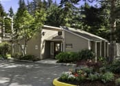 Thumbnail 5 of 18 - The Welcome Building with a Spacious Parking Lot at Park 210 Apartment Homes, Edmonds, 98026