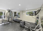 Thumbnail 7 of 27 - Spacious Fitness Facility with Large Oversized Windows at Sir Gallahad Apartment Homes, Washington