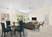 Thumbnail 2 of 11 - Dining Area With Living Room at Briarcliff Village, Commerce Township, Michigan