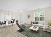 Thumbnail 15 of 16 - Living Room Interior at Wyndchase, Canton, Michigan