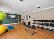Thumbnail 12 of 15 - Fitness Center at Brownstones, Novi