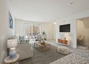 Thumbnail 10 of 23 - Living Room at Summit Creek, Canton, Michigan