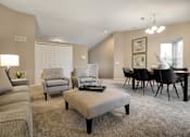Thumbnail 5 of 22 - Virtually Staged Living Area at Amberly Apartments, West Bloomfield, Michigan