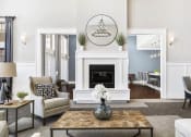 Thumbnail 19 of 20 - Fireplace Lounge at Park West, Canton, MI, 48187