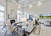 Thumbnail 22 of 75 - Upscale clubroom at Griffin Weston townhomes for rent in Cary, NC.