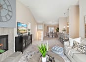 Thumbnail 17 of 31 - Living Room With Dining Area at Northridge, Rochester Hills, Michigan