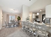 Thumbnail 18 of 31 - Fitted Kitchen With Island Dining at Northridge, Rochester Hills, 48307