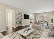 Thumbnail 4 of 6 - Living Room With Dining Area at Shorebrooke Townhomes, Michigan, 48375