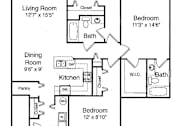Thumbnail 27 of 41 - Three Bedroom Lower Floor Plan