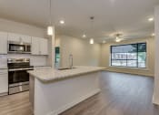 Thumbnail 1 of 18 - an open kitchen and living room with a granite counter top at The Augustan, Georgia