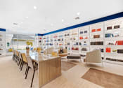 Thumbnail 5 of 39 - Library with study table