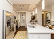 Thumbnail 13 of 47 - Gourmet chef kitchen in two bedroom apartment for rent
