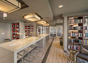 Thumbnail 31 of 47 - Library, conference and business center at The Mark apartments