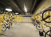 Thumbnail 39 of 47 - Bike storage and repair room at apartments in Spring