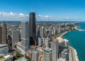 Thumbnail 46 of 46 - a view of the chicago skyline and lake michigan