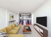 Thumbnail 3 of 43 - One Bedroom Floor Plan Evanston