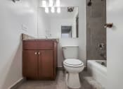 Thumbnail 14 of 28 - the bathroom of our studio apartment at riviera palms
