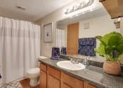 Thumbnail 11 of 34 - Bathroom With Vanity Lights at Bardin Oaks, Arlington