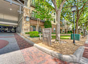 Thumbnail 62 of 69 - A parking garage entrance with a sign that says "Bowen Parking Garage".