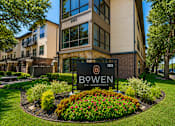 Thumbnail 60 of 69 - A sign for Bowen on Hindon is in front of a building.
