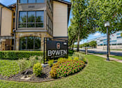 Thumbnail 59 of 69 - A modern building with a sign that says Bowen on it.