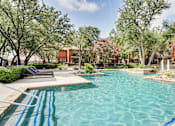 Thumbnail 14 of 32 - Outdoor Swimming Pool at Hunters Hill, Dallas, TX, 75287