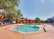Thumbnail 36 of 57 - Pool view at Indian Creek Apartments, Carrollton