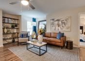 Thumbnail 4 of 42 - Living Room Interior at Knox Allen Station, Allen, TX, 75002