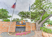 Thumbnail 50 of 51 - Entry Signage at The Manhattan Apartments, Dallas, TX