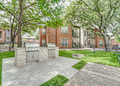 Thumbnail 26 of 44 - Backyard with a grill at Mason, McKinney