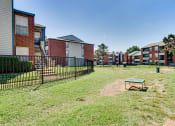 Thumbnail 27 of 41 - fence and picnic table at Paces Crossing, Denton, Texas