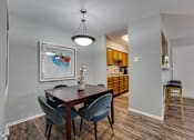 Thumbnail 3 of 72 - dining room with a wooden table and chairs at Southern Oaks, Fort Worth Texas