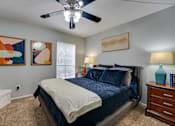 Thumbnail 16 of 72 - bedroom with two wall art pieces at Southern Oaks, Fort Worth  