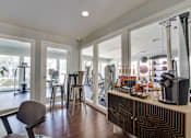 Thumbnail 58 of 72 - room with a bar and chairs at Southern Oaks, Fort Worth, 76132  