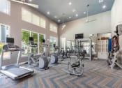 Thumbnail 11 of 22 - Two Level Fitness Center at Delray Apartments, Texas