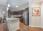 Thumbnail 2 of 22 - Fully Equipped Kitchen at Delray Apartments, Houston, TX, 77077