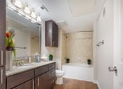 Thumbnail 8 of 22 - Bathroom With Bathtub at Delray Apartments, Texas, 77077