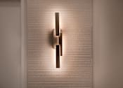 Thumbnail 54 of 54 - a wall light with a shadow on a wall