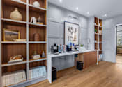 Thumbnail 1 of 22 - room with wooden shelves at Eastover Commons Residential, Jackson, MS  
